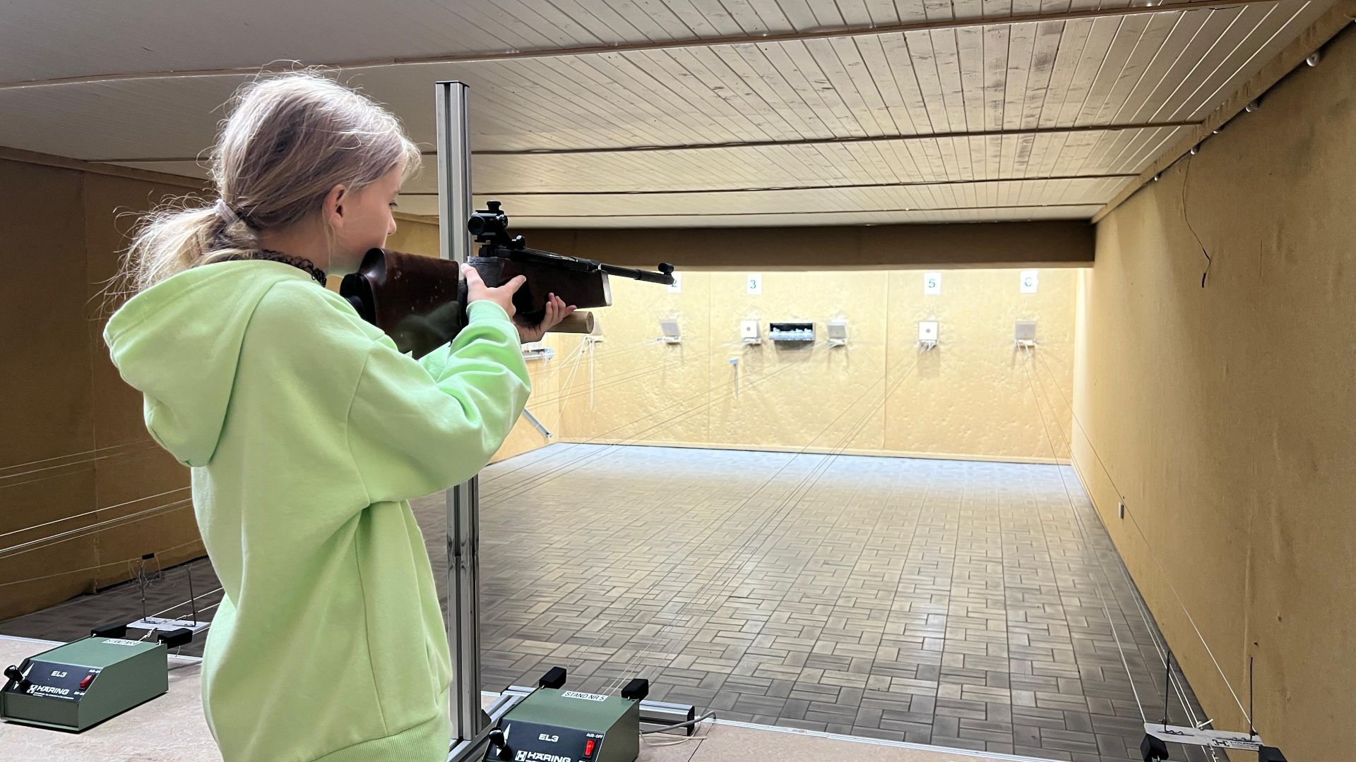 Luftgewehr für Jugendliche Anfänger, aufgelegt
